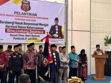 Momen Pelantikan Pengurus Madas Nusantara Pontianak Cerminkan Keberagaman 