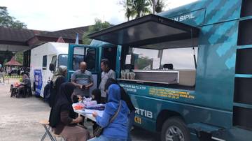 Momen Perayaan Lebaran Anak Yatim di Pontianak 