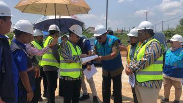 Potret Peninjauan Pembangunan Intake dan IPA PDAM Pontianak 