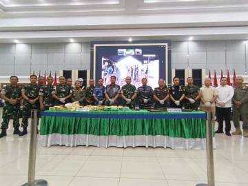 Kodam XII/Tanjungpura Musnahkan Narkotika dan Ribuan Senpi Rakitan
