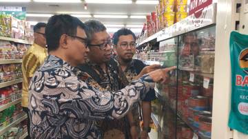 Sidak Supermarket Jelang Nataru