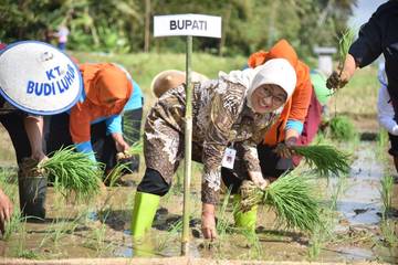  Bupati Lilis Ikuti Kegiatan MT III Desa Purwosari
