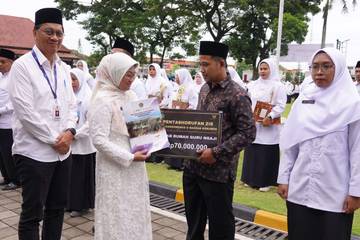 Kegiatan Upacara Peringatan Hari Amal Bakti di Kebumen