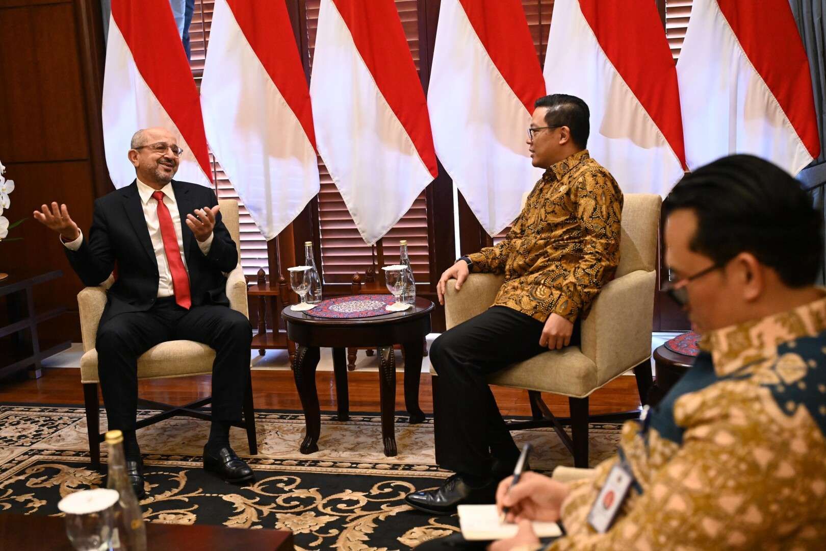 Selesai Tugas, Dubes Maroko Temui Menlu Sugiono 
