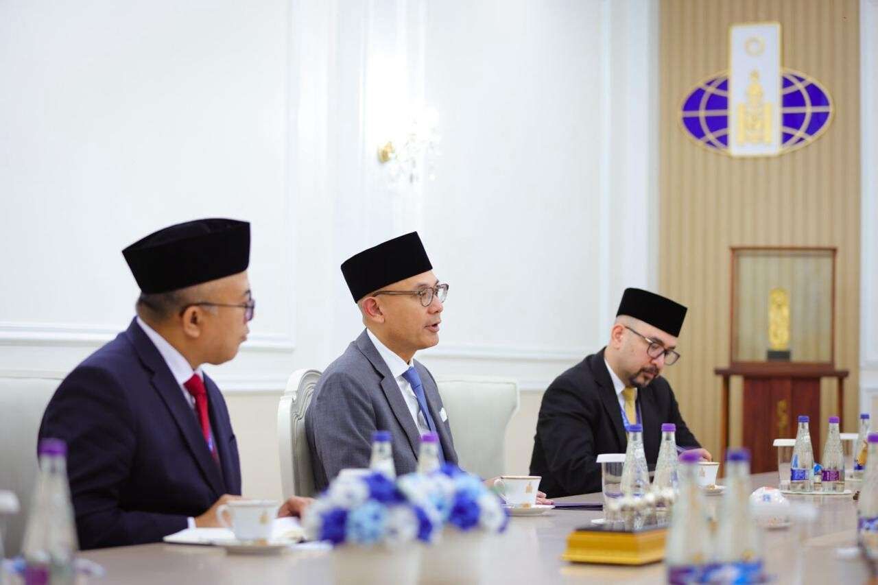 Pertemuan Bilateral Wamenlu RI dan Menlu Mongolia 