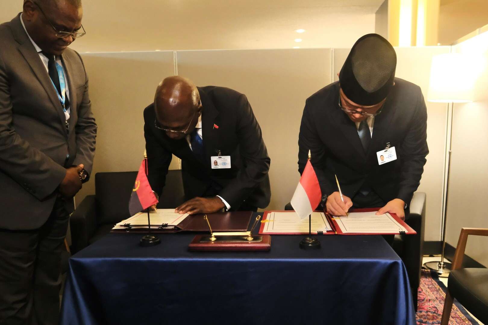 Pertemuan Bilateral Indonesia dan Angola di Markas PBB 