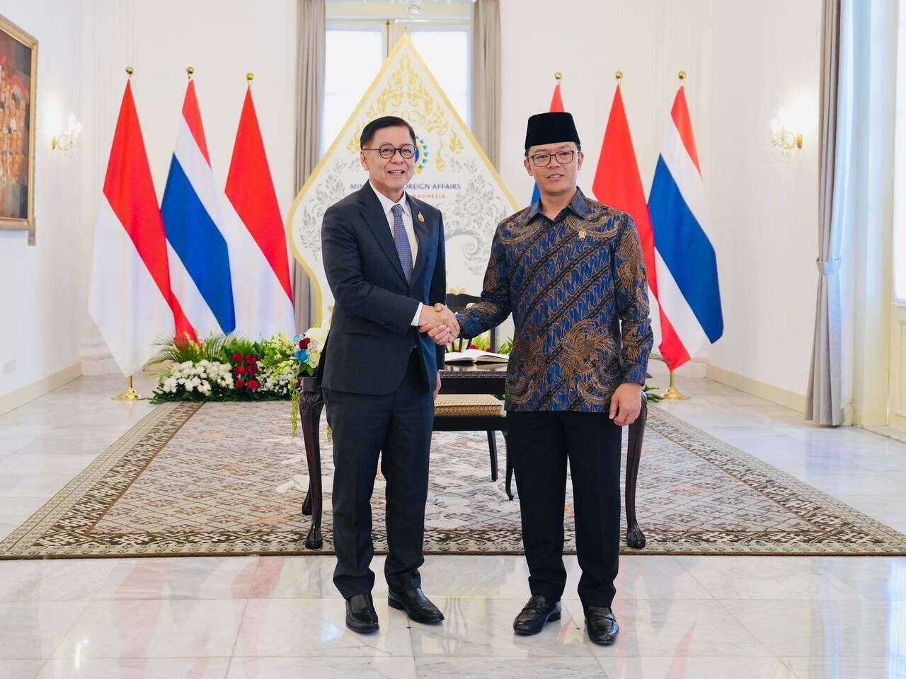 Pertemuan Bilateral Menlu RI-Menlu Thailand di Jakarta