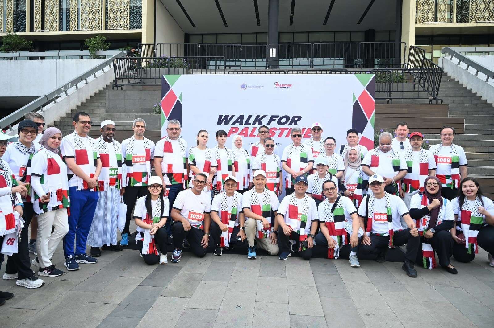 Ratusan Orang Ikut Walk for Palestine” di Jakarta