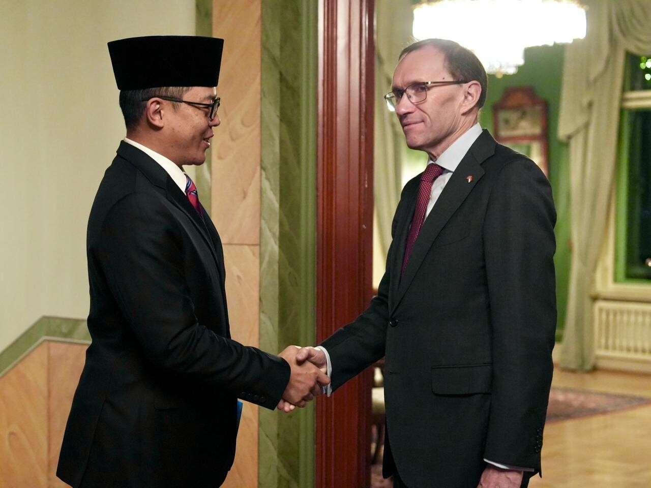 Pertemuan Bilateral Menlu RI-Norwegia di Oslo
