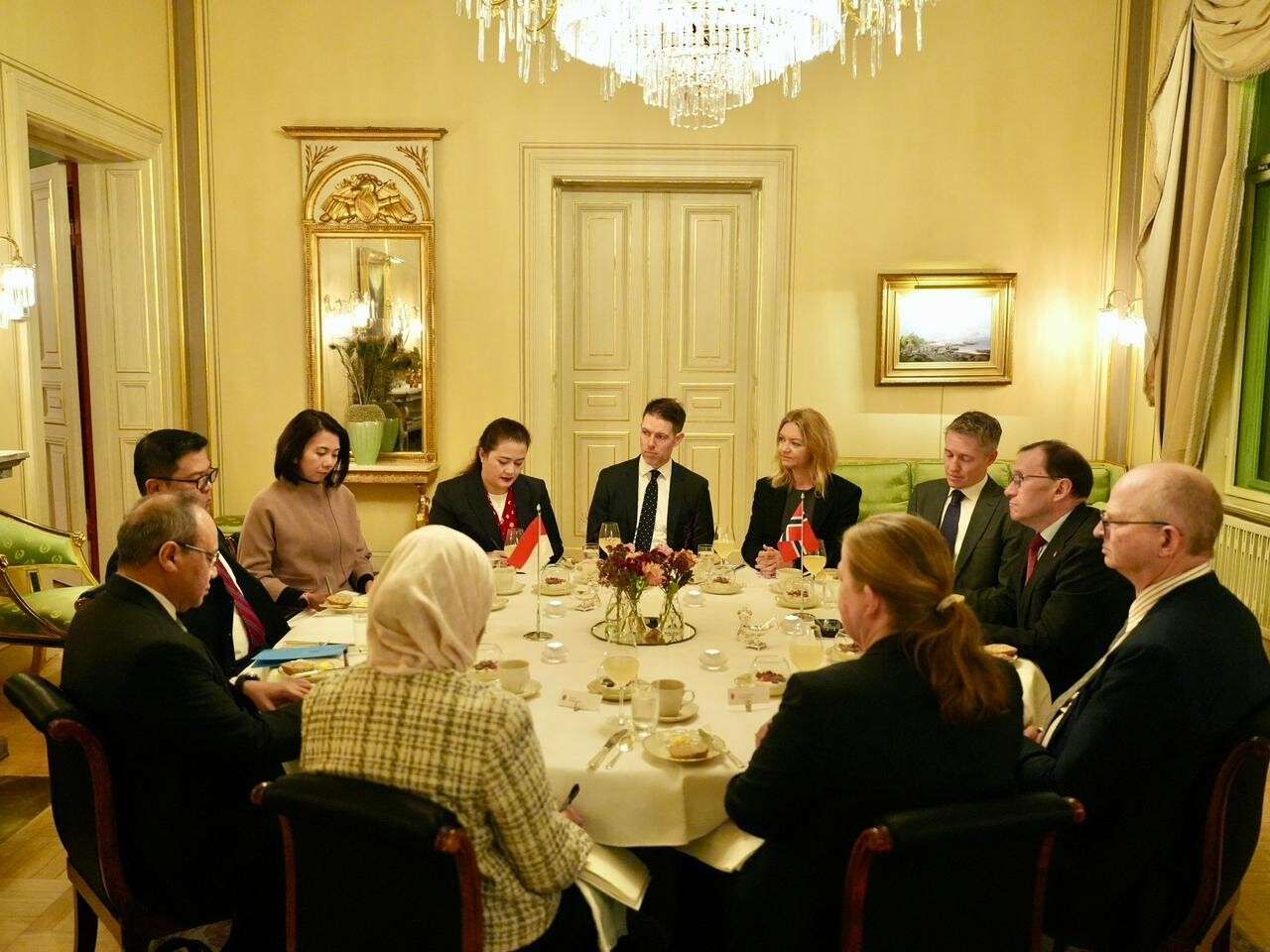 Pertemuan Bilateral Menlu RI-Norwegia di Oslo