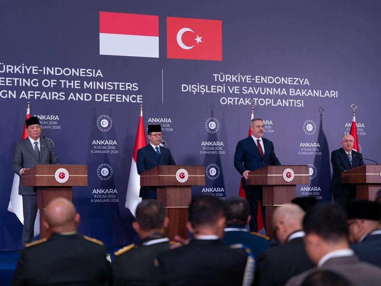 Pertemuan 2+2 Perdana Indonesia-Turki di Ankara