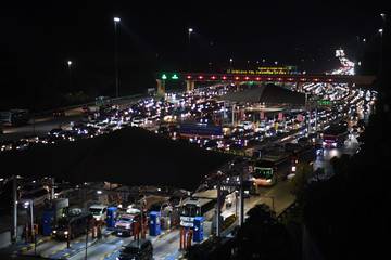 Puncak Arus Balik Lebaran di Cikampek