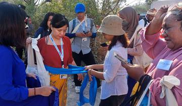 Delegasi WWF Gunakan Kain dan Udeng Khas Bali