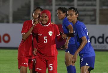 Timnas Putri Indonesia Menang Telak atas Singapura