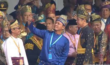 Presiden Layani Foto 'Selfie' Peserta Upacara Harlah Pancasila