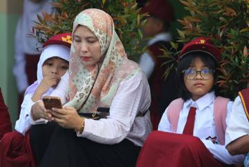 Antusias Siswa Baru saat  MPLS  