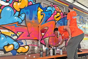 Festival Mural-Grafiti KAI Commuter