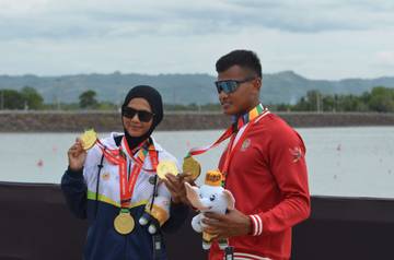 Sulfiandi, Atlet Dayung Sulsel Raih Medali Emas