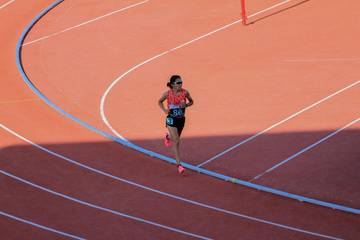 Aksi Odekta Elvina Naibaho di 5.000 Meter Putri