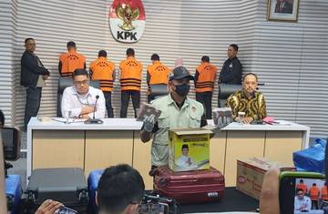 Barang Bukti OTT di Kalimantan Selatan