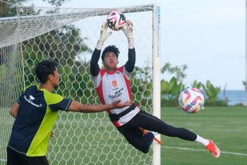 Hari Kedua Pemusatan Latihan Timnas Indonesia di Bali