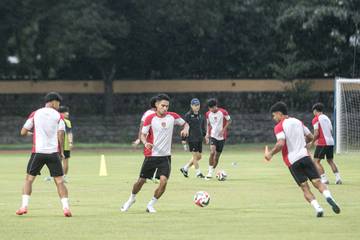 Latihan Terakhir Timnas Indonesia jelang Hadapi Filipina