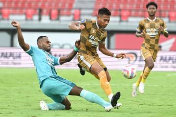 Potret Aksi Pemain PSBS saat Kalahkan Dewa United