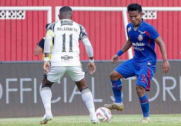 Aksi Pemain Arema FC saat Kalahkan Bali United