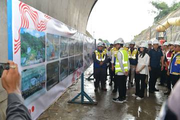 Wapres Harap Penyelesaian Proyek Terowongan Selili Tepat Waktu 