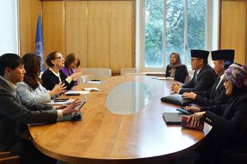 Menlu RI Gelar Pertemuan Bilateral dengan Sekjen UNCTAD 