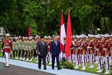 Presiden Prabowo Sambut Sekjen Partai Komunis Vietnam