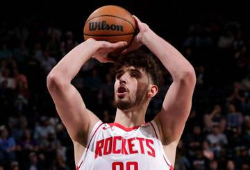Aksi Pemain Houston Rockets saat Kalahkan Utah Jazz