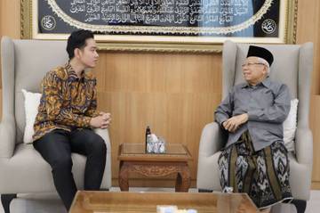 Wapres Gibran Rakabuming Silaturahmi Idulfitri ke Ma’ruf Amin