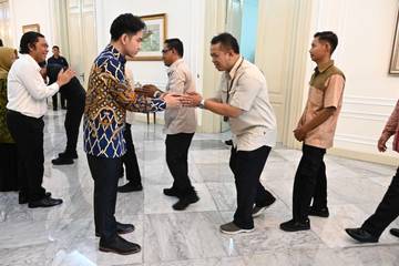 Momen Wapres Halal Bihalal dengan Pegawai Sekretariat Wapres
