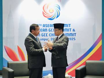 Menlu RI-Kamboja Gelar Pertemuan Bilateral