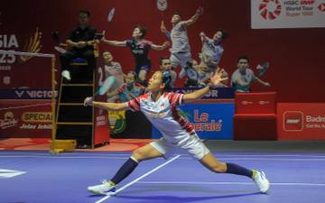 Momen Putri KW Memainkan Laga Pertama Indonesia Open