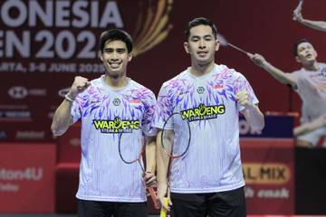 Sabar/Reza ke Semifinal Indonesia Open, Bungkam Unggulan Pertama