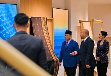 Expo 2025 Osaka, Presiden Prabowo Keliling Paviliun Indonesia