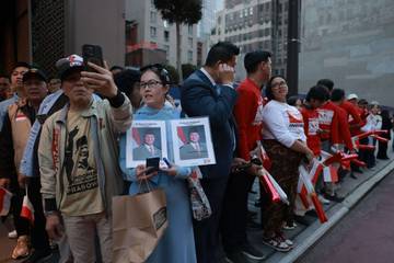 Diaspora Indonesia Sambut Antusias Presiden Prabowo