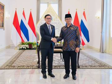 Pertemuan Bilateral Menlu RI-Menlu Thailand di Jakarta
