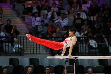 Aksi Hashimoto Mendominasi Panggung All-Around Putra