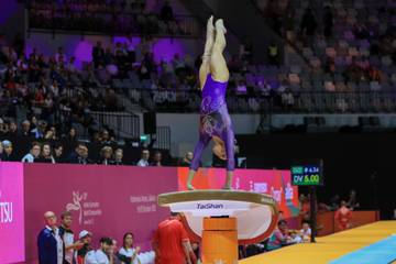 Angelina Melnikova Raih Emas di Nomor Vault  