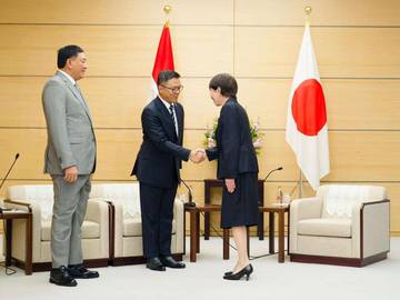 Kunjungan Kehormatan Menlu-Menhan RI ke PM Jepang