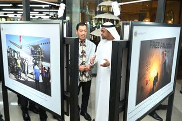 Pameran Foto Solidaritas Indonesia untuk Palestina di Sarinah