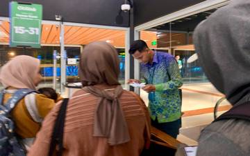 Nuansa Nataru di Bandara Soetta Mulai Terasa