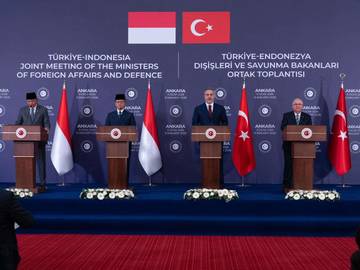 Pertemuan 2+2 Perdana Indonesia-Turki di Ankara