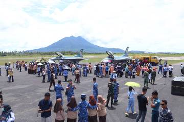 Masyarakat Antusias Hadiri Open Base di Lanud RSA Natuna