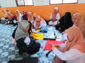 DWP Disdikbud Natuna Berkunjug ke Kelompok Bermain Mutiara 