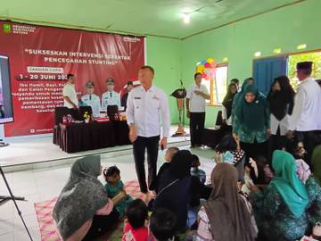 Wabup  Natuna Launching Intervensi Stunting 