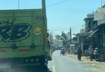 Kemacetan Lalin di Pasar Tanjung Sampang